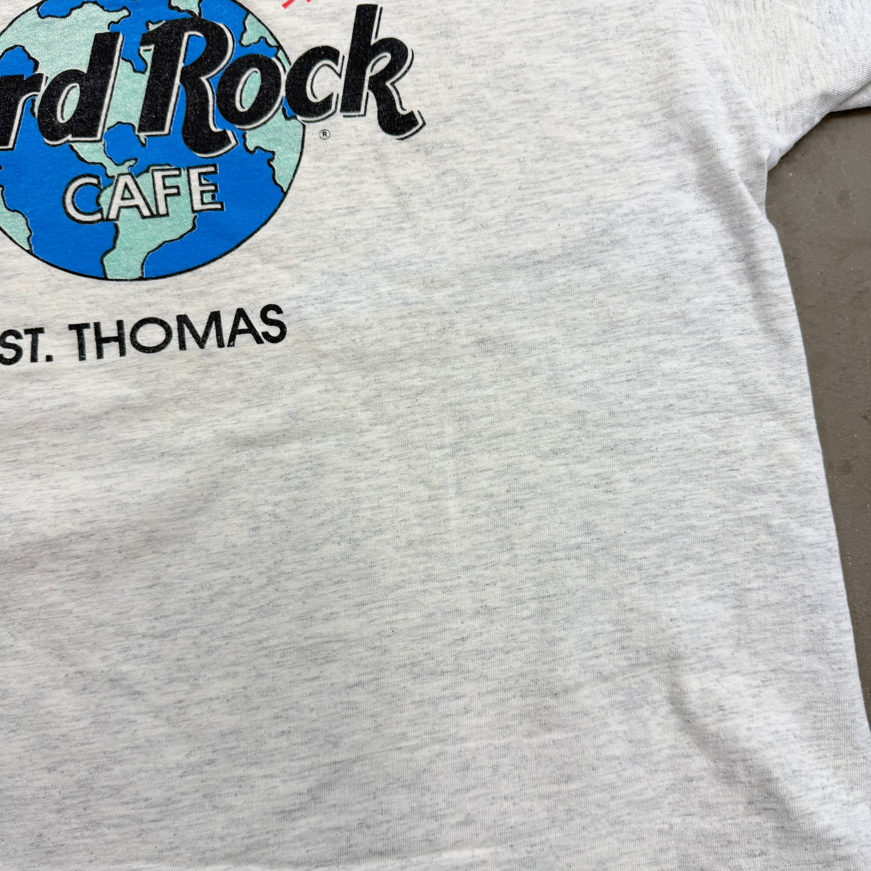 F- Vintage Hard Rock Cafe St Thomas Made In USA Single Stitch Tee