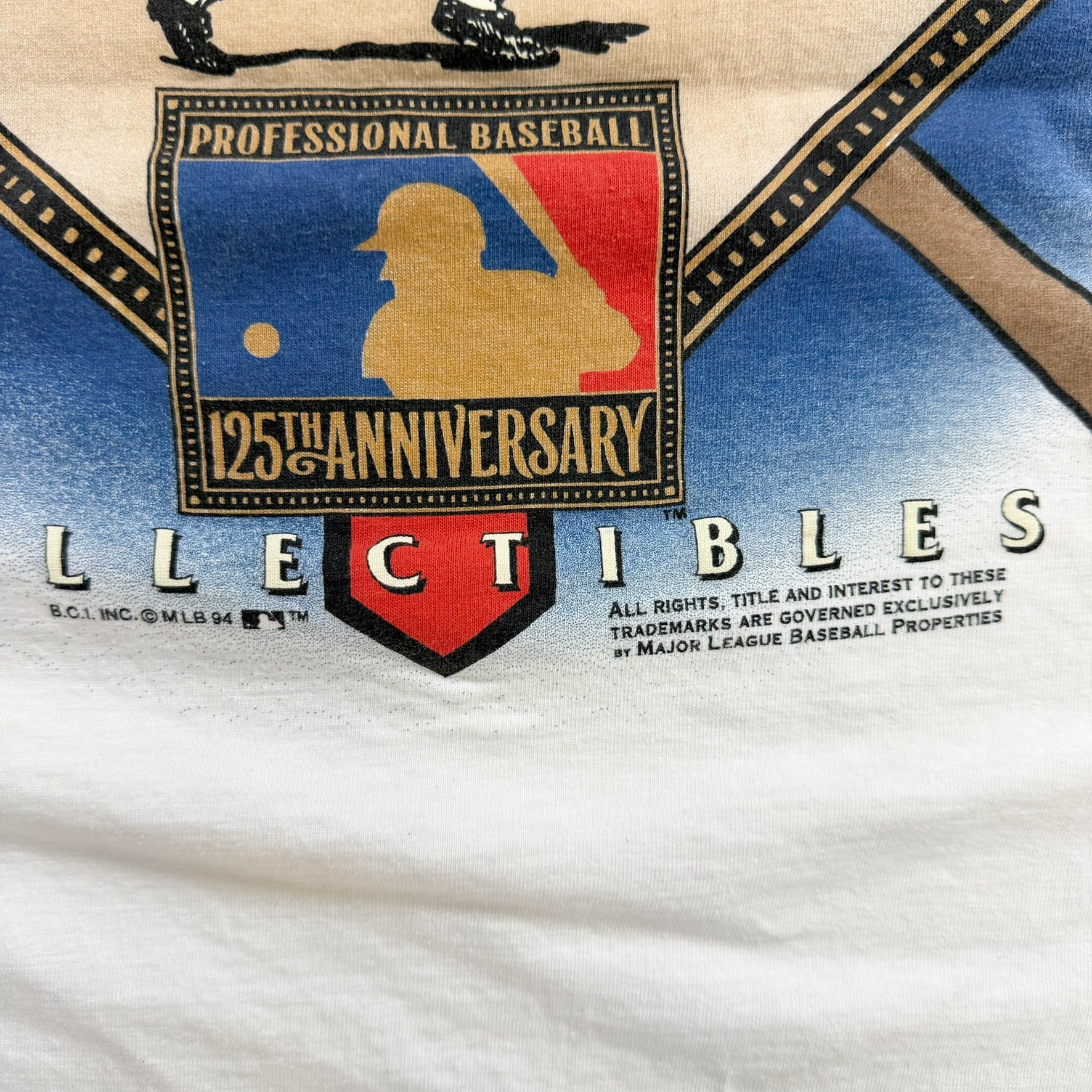 F- Vintage '94 MLB 125th Anniversary Single Stitch Tee