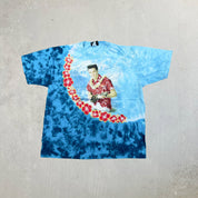 F- Vintage Elvis Presley Picture Tie Dye Tee
