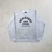 F- Vintage Abercrombie & Fitch Embroidered Text Crewneck