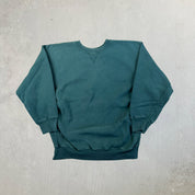 F- Vintage Gap Athletic Sweat Blank Made In USA Crewneck