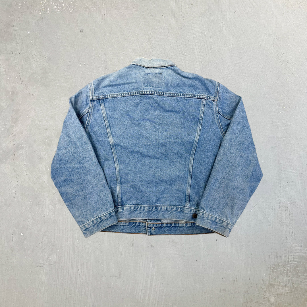 F- Vintage Levi's Strauss Orange Tab Denim Jacket