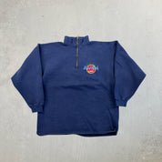 F- Vintage Hard Rock Cafe Hollywood Quarter Zip Crewneck