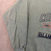 F- Vintage Columbus Blue Jackets NHL Graphic & Text Crewneck