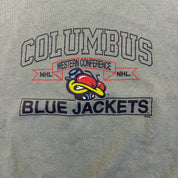 F- Vintage Columbus Blue Jackets NHL Graphic & Text Crewneck