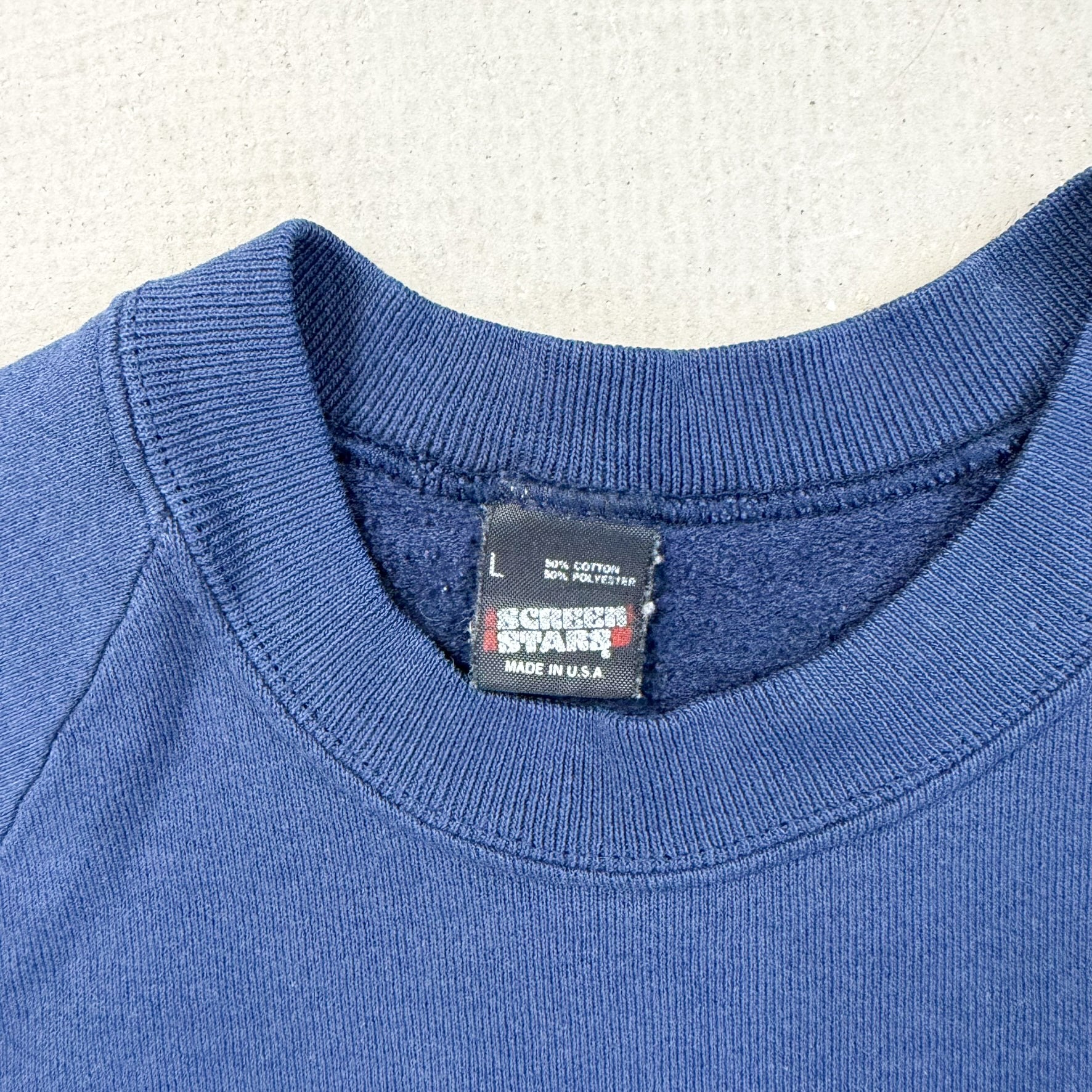 F- Vintage '89 West Virginia Sunkist Fiesta Bowl Football Crewneck