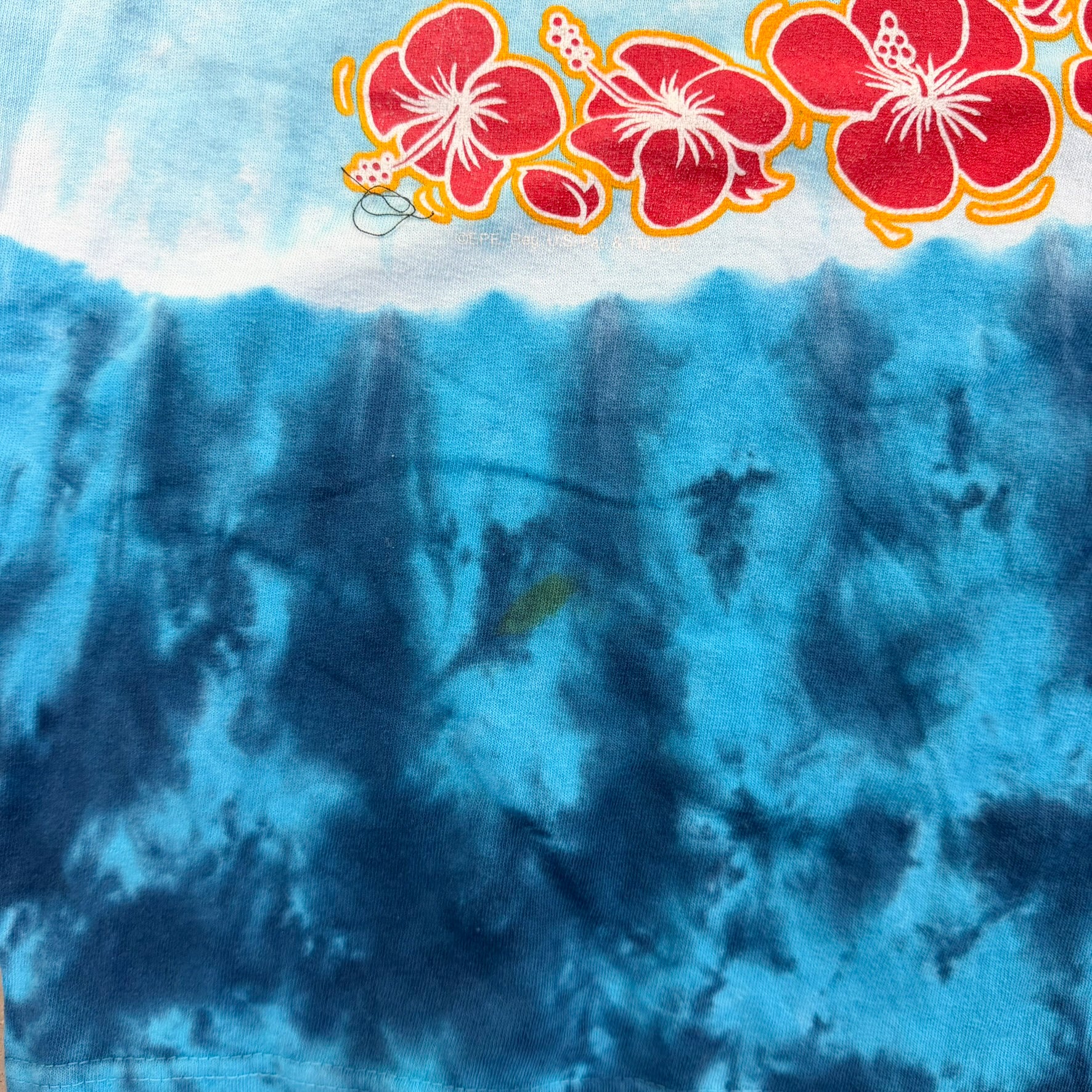 F- Vintage Elvis Presley Picture Tie Dye Tee