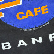 F- Vintage '89 Hard Rock Cafe Banff Alberta Made In USA Graphic Tee