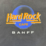 F- Vintage '89 Hard Rock Cafe Banff Alberta Made In USA Graphic Tee
