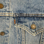 F- Vintage Levi's Strauss Orange Tab Denim Jacket