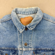 F- Vintage Levi's Strauss Orange Tab Denim Jacket