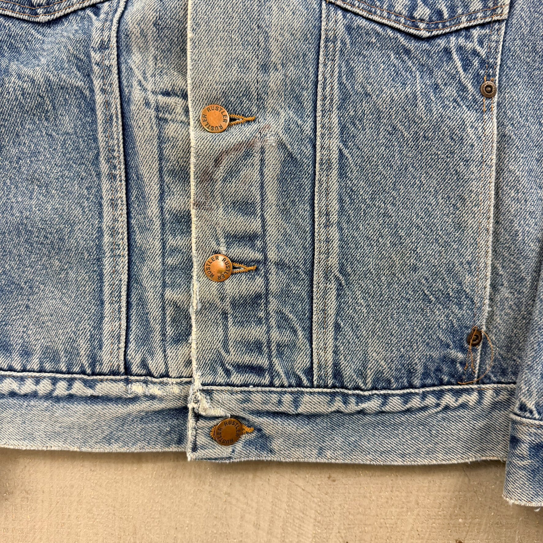 F- HOM Rustler Tupac Reworked Denim Jacket