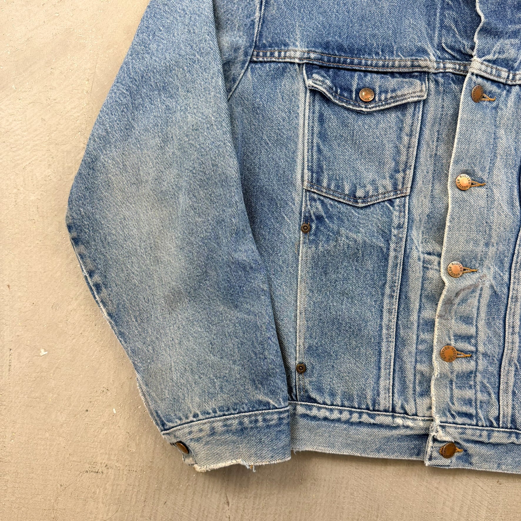 F- HOM Rustler Tupac Reworked Denim Jacket