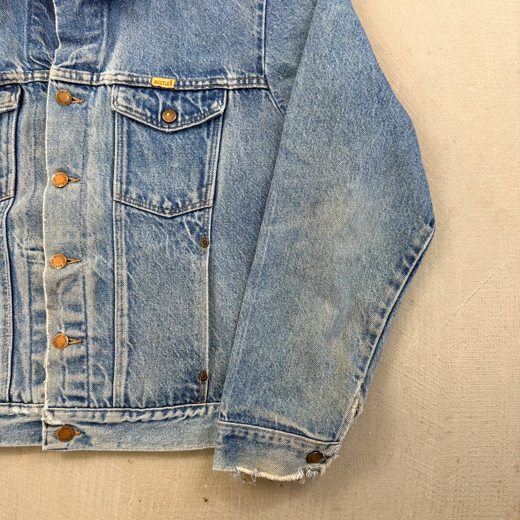 F- HOM Rustler Tupac Reworked Denim Jacket