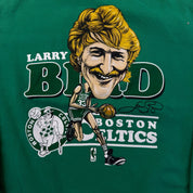 F- Boston Celtics NBA Larry Bird Caricature Crewneck