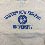 F- Vintage Champion Reverse Weave Western New England University Crewneck