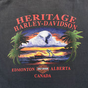 F- Vintage '03 Harley Davidson Edmonton Canada Graphic Tee