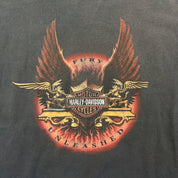 F- Vintage '03 Harley Davidson Edmonton Canada Graphic Tee