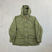 F- Vintage Levi's Zip Up Hooded Cargo Jacket