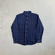 F- Vintage Gap Plaid Button Down Flannel Shirt