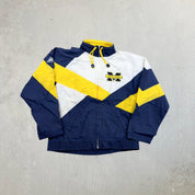 F- Vintage Michigan Wolverines Apex One Zip Up Windbreaker