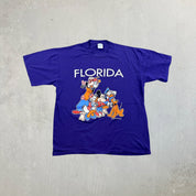 F- Vintage Disney Disneyland Florida Graphic Made In USA Tee