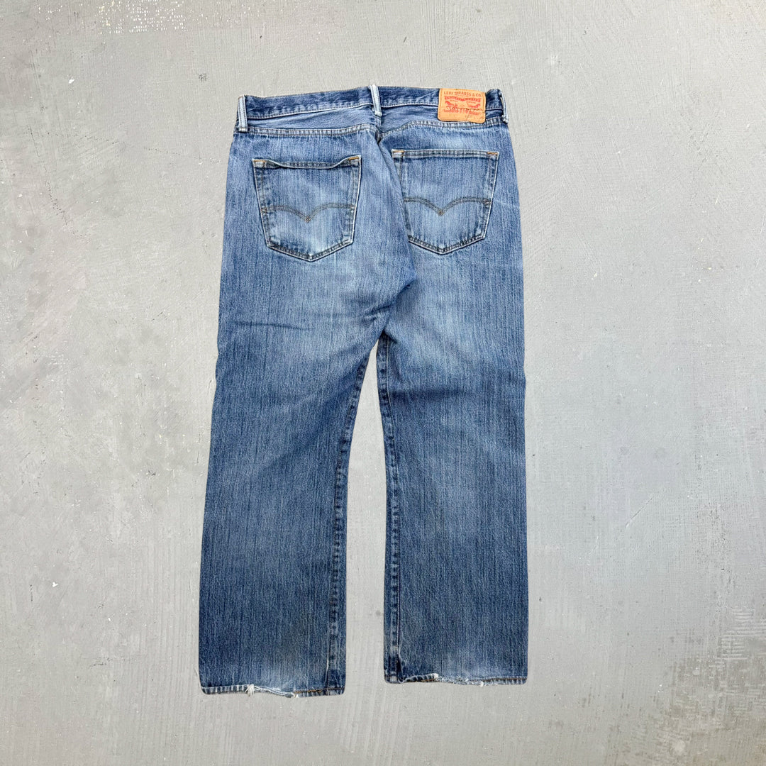 F- HOM Levi's 501 Twill Double Knees Reworked Custom Jeans