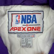 F- Vintage Los Angeles Lakers NBA Apex One Zip Up Winter Jacket