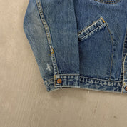 F- Vintage GWG Made In Canada Snap Button Denim Jacket