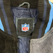 F- San Diego Chargers NFL Embroidered Logo Suede Jacket