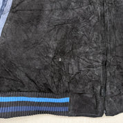 F- San Diego Chargers NFL Embroidered Logo Suede Jacket