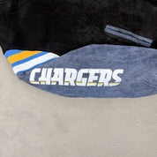 F- San Diego Chargers NFL Embroidered Logo Suede Jacket