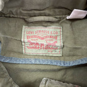 F- Vintage Levi's Zip Up Hooded Cargo Jacket