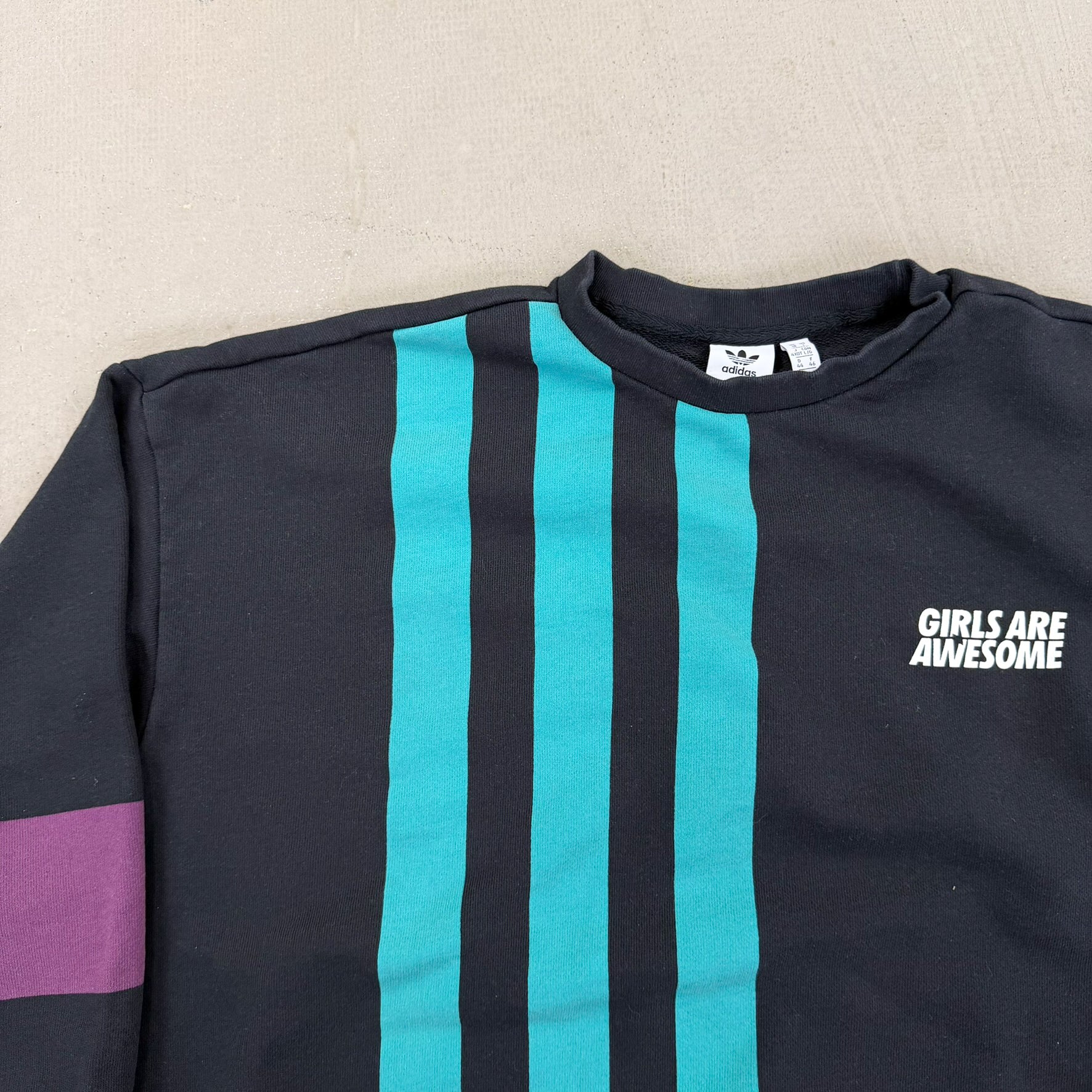 F- Adidas Girls Are Awesome Text Crewneck