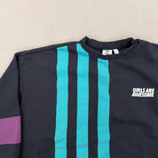 F- Adidas Girls Are Awesome Text Crewneck