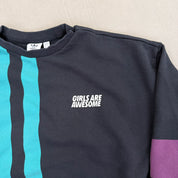 F- Adidas Girls Are Awesome Text Crewneck