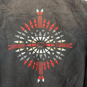 F- Vintage Pendleton Western Wear Polar Bear Embroidered Wool Bomber Jacket