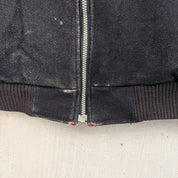 F- Vintage Pendleton Western Wear Polar Bear Embroidered Wool Bomber Jacket