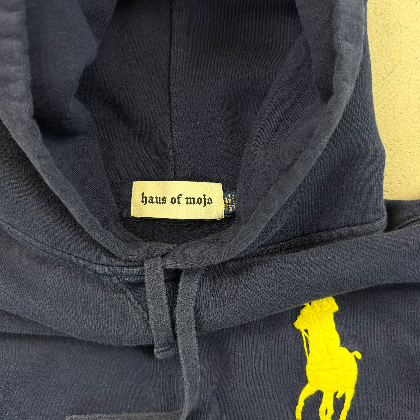 F- HOM Polo Ralph Lauren Horse Cropped Reworked Hoodie