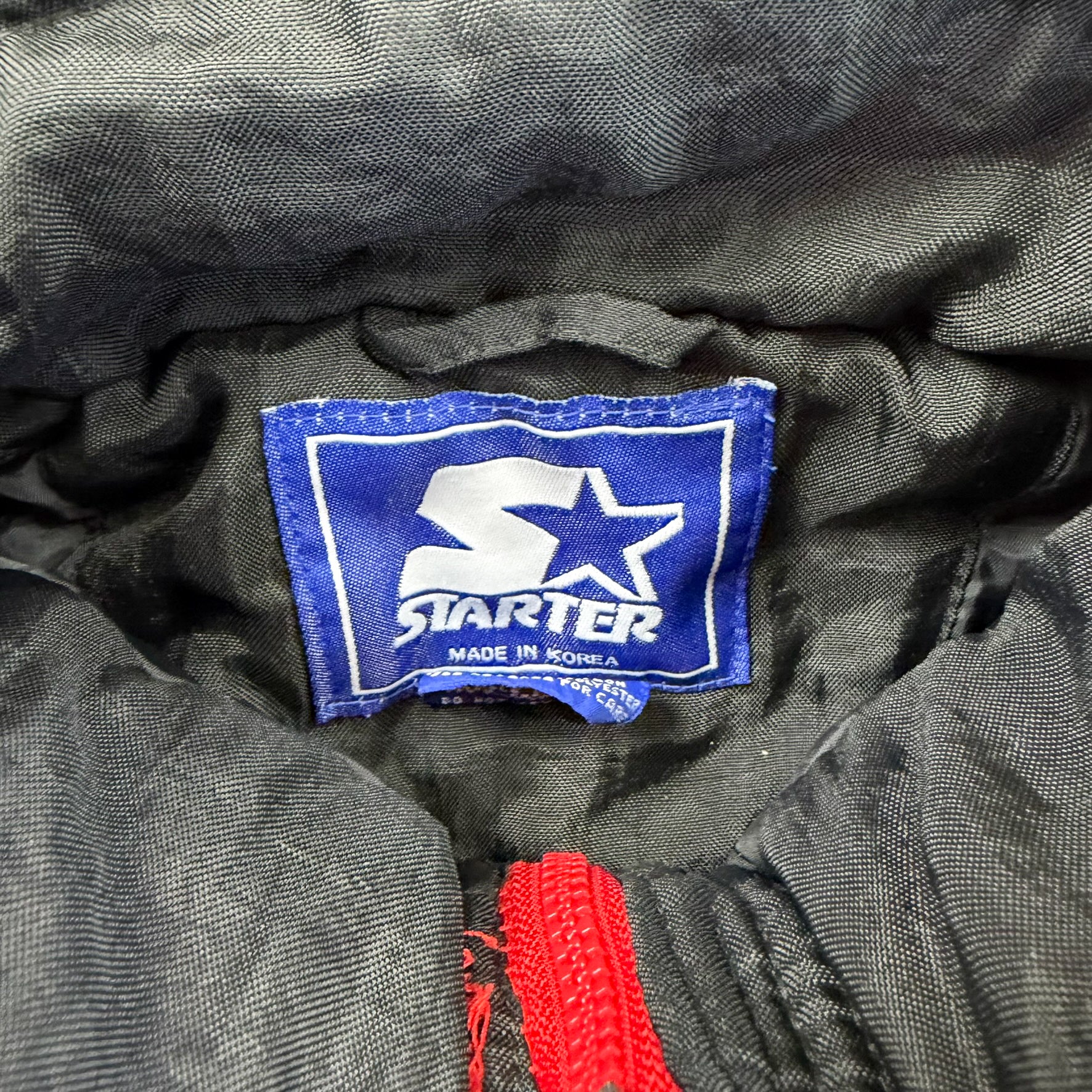 F- Vintage University Of Utah Utes Starter Zip Up Winter Jacket