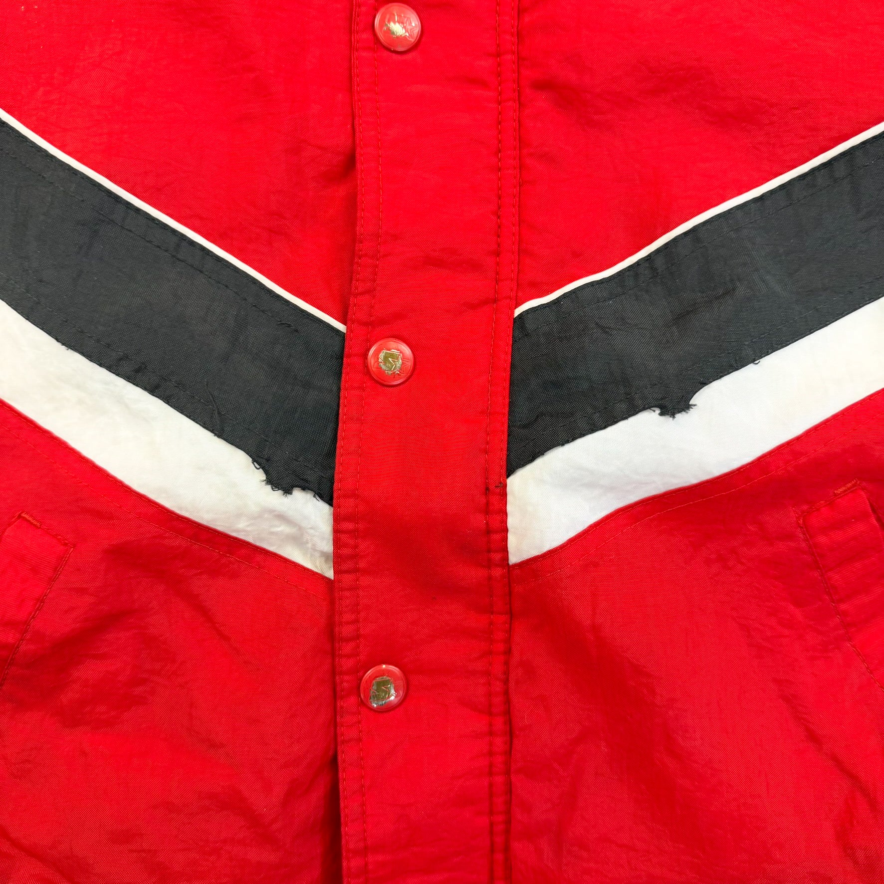 F- Vintage University Of Utah Utes Starter Zip Up Winter Jacket