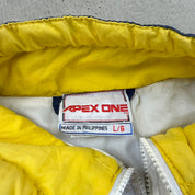 F- Vintage Michigan Wolverines Apex One Zip Up Windbreaker