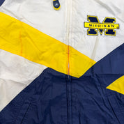F- Vintage Michigan Wolverines Apex One Zip Up Windbreaker