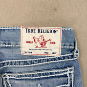 F- Vintage True Religion Straight Leg Made In USA Jeans