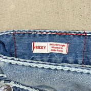 F- Vintage True Religion Straight Leg Made In USA Jeans