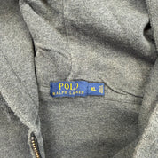 F- Vintage Polo Ralph Lauren Double Zipper Zip Up Hoodie