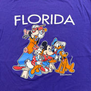 F- Vintage Disney Disneyland Florida Graphic Made In USA Tee