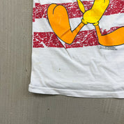 F- Vintage '95 Tweedy Bird Say Hey USA Graphic Single Stitch Tee