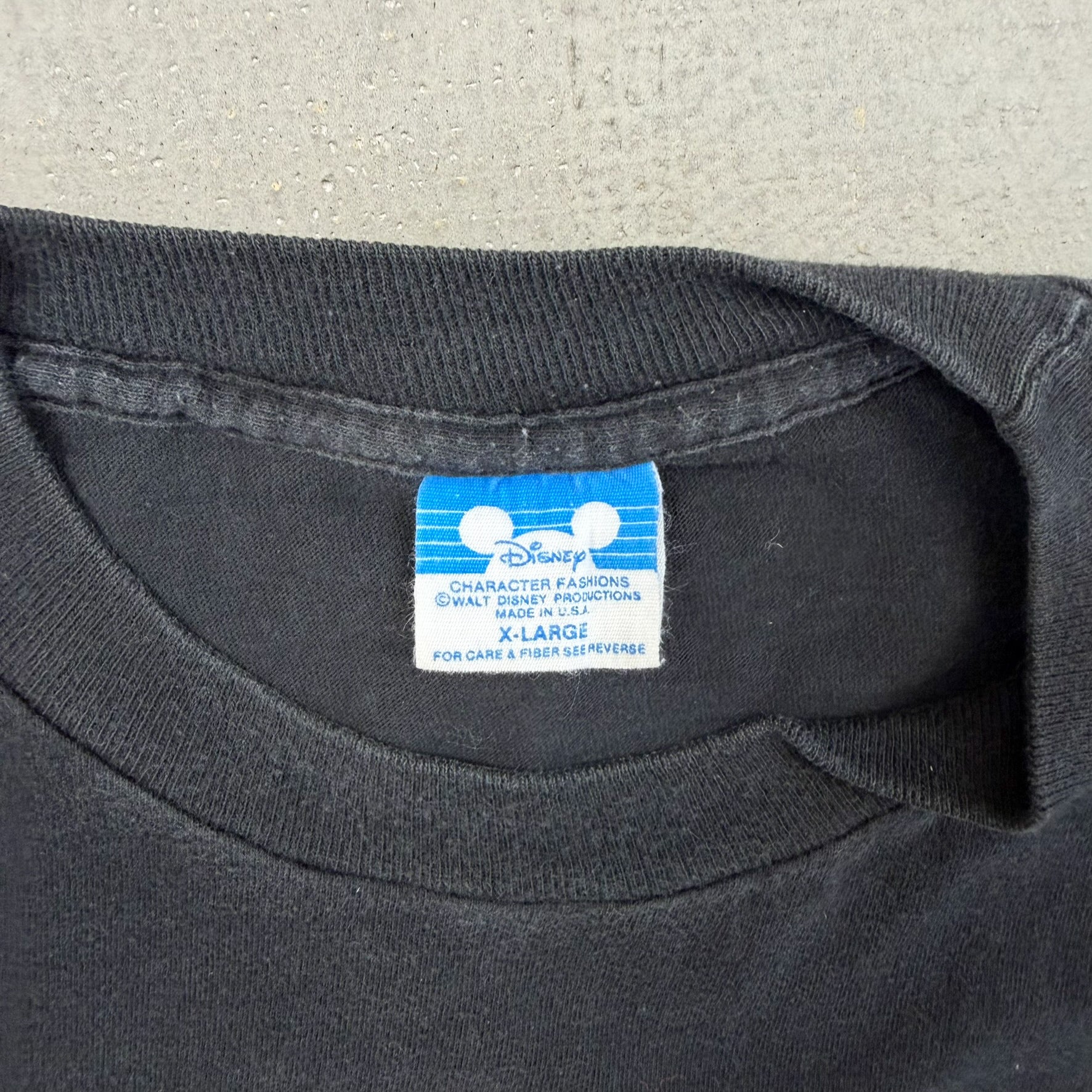 F- Vintage Disney Mickey Mouse Graphic Made In USA Single Stitch Tee