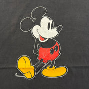 F- Vintage Disney Mickey Mouse Graphic Made In USA Single Stitch Tee
